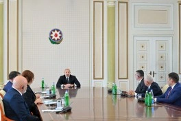 Prezident İlham Əliyev TDT-yə üzv ölkələrin təhlükəsizlik üzrə rəhbər şəxslərini qəbul edib