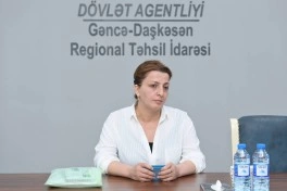 Elm və təhsil naziri Gəncədə vətəndaşları qəbul edib
