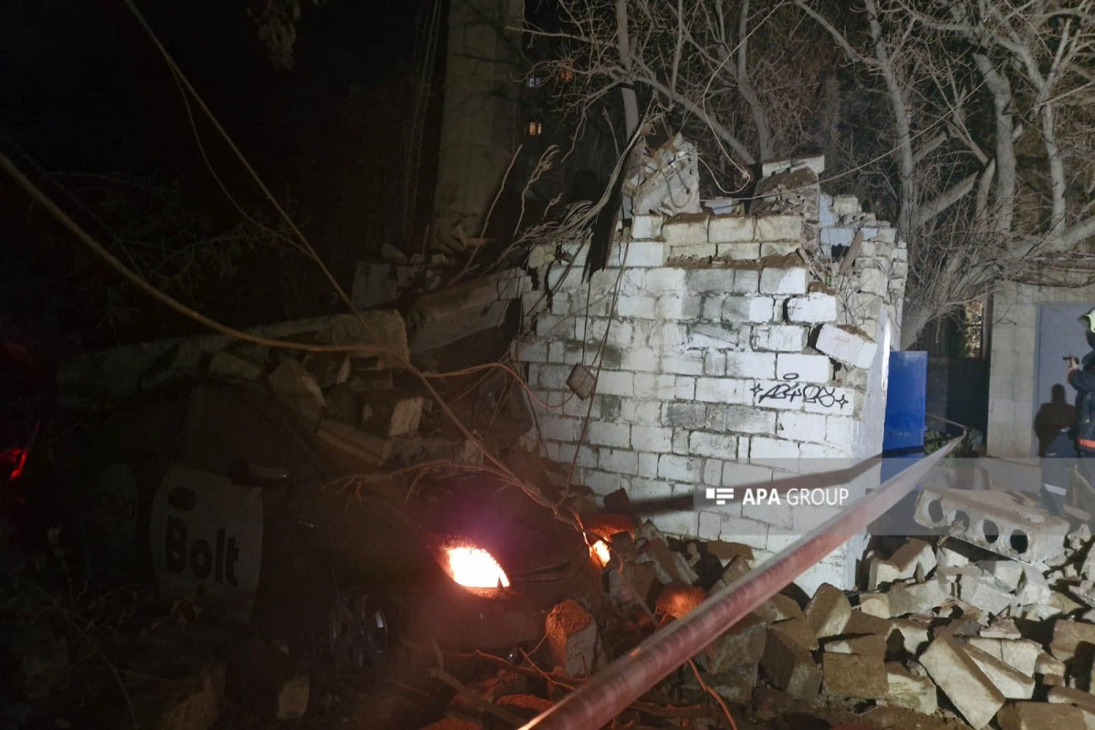Bakıda qazanxanada partlayış olub - FOTO
