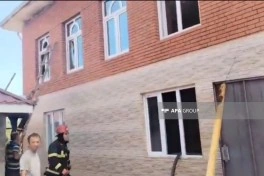 Lənkəranda 11 otaqlı yaşayış evində yanğın olub