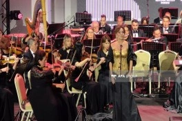 XV Qəbələ Beynəlxalq Musiqi Festivalının təntənəli bağlanış konserti keçirilib - FOTO