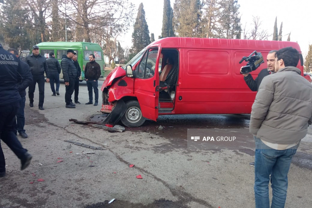 Gəncədə qəza baş verib, piyada ölüb - FOTO