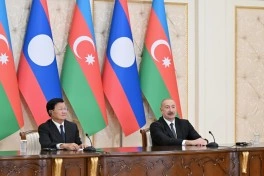 Azərbaycan və Laos prezidentləri mətbuata bəyanatlarla çıxış ediblər - YENİLƏNİB-1