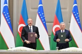 Daşkənddə Azərbaycan və Özbəkistan sənədlərinin imzalanması və mübadiləsi mərasimi olub - FOTO - YENİLƏNİB