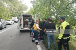 Oğuzda minik avtomobili ağaca çırpılıb, xəsarət alanlar var