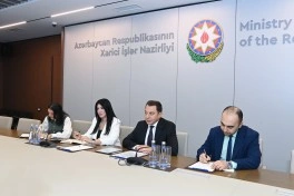 Elnur Məmmədov Bakıda ABŞ-ın Ermənistandakı müvəqqəti işlər vəkili ilə TRIPP-in icrasını müzakirə edib