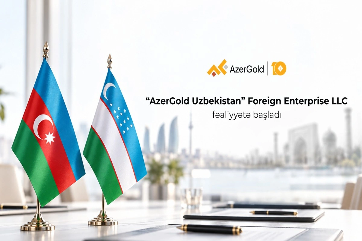 “AzerGold”un xarici ölkədə ilk törəmə şirkəti – “AzerGold Uzbekistan” təsis edilib