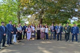Əlimərdan bəy Topçubaşovun məzarı ziyarət edilib - FOTO