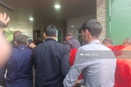 Azov dənizində gəmiyə dron hücumunda həlak olan Fuad Orucov Xaçmazda dəfn edilib - FOTO