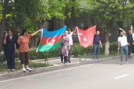 Xankəndidə Silahlı Qüvvələrin 108-ci ildönümü ilə əlaqədar hərbi yürüş keçirilir - FOTO