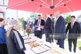 Azərbaycan-Rusiya Hökumətlərarası Dövlət Komissiyasının iclasının iştirakçıları Ağalı kəndi ilə tanış olublar - FOTO