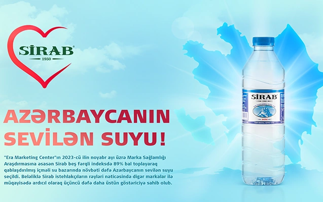 3-cü dəfə Azərbaycanın sevilən suyu seçildi