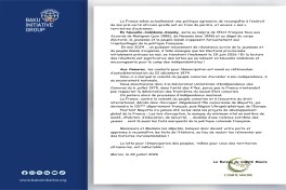 Qəmər Adaları Maore Komitəsi Azərbaycan əleyhinə iş aparan fransalı deputatlara məktub ünvanlayıb