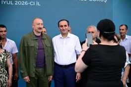 Prezident İlham Əliyev Xocavənd rayonunun Quzeyxırman kəndində olub - FOTO