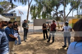Azərbaycanlı jurnalistlər Nahal Oz kibbutzuna və Nova memorialına baş çəkiblər - FOTO