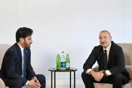 Prezident İlham Əliyev Beynəlxalq Avtomobil Federasiyasının prezidenti ilə görüşüb