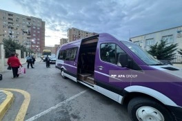 Şükürbəyli kəndinə növbəti köç karvanı yola salınıb - FOTO