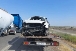 Hacıqabulda yol qəzasında bir nəfər ölüb, 1 nəfər xəsarət alıb