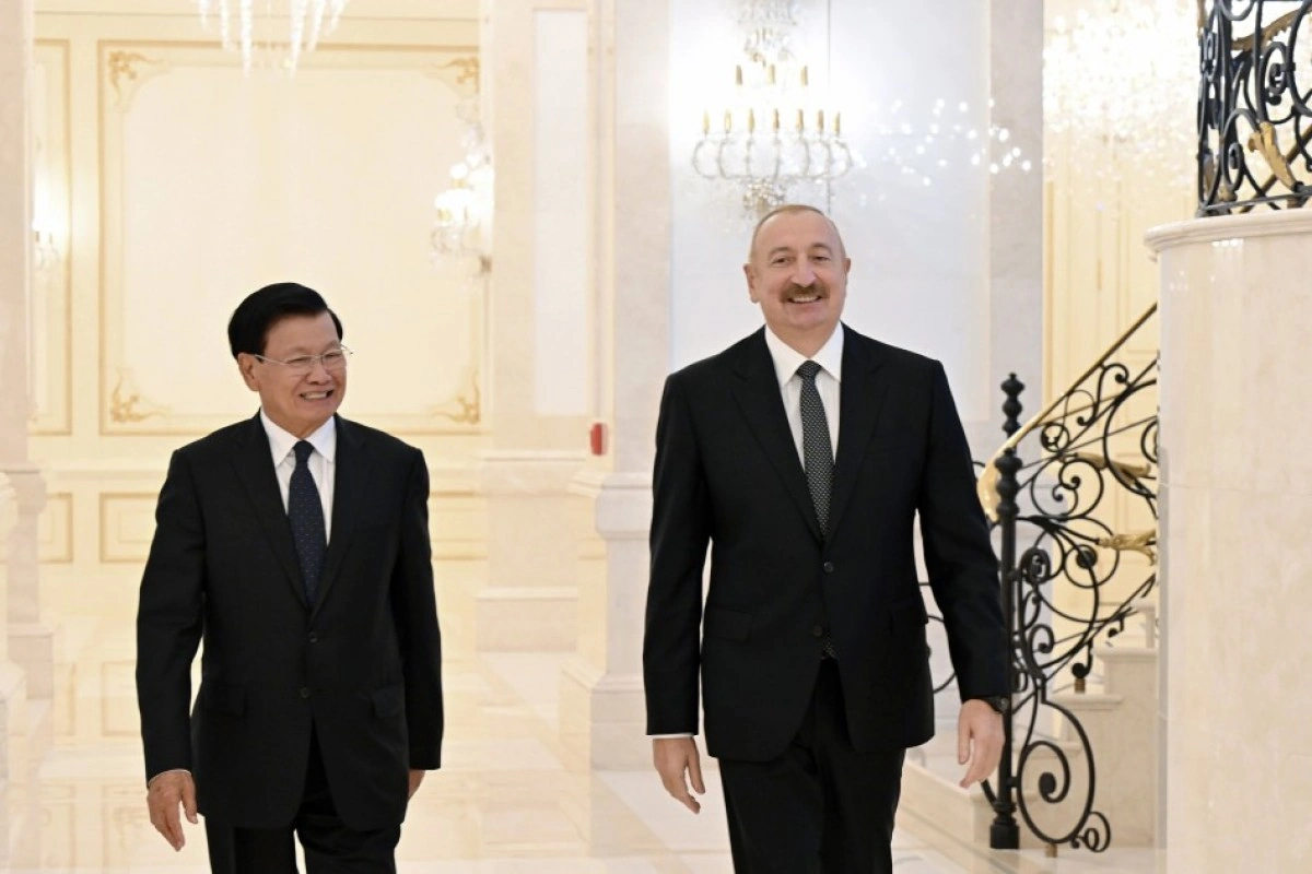 Prezident İlham Əliyevin adından Laos Prezidentinin şərəfinə rəsmi nahar verilib