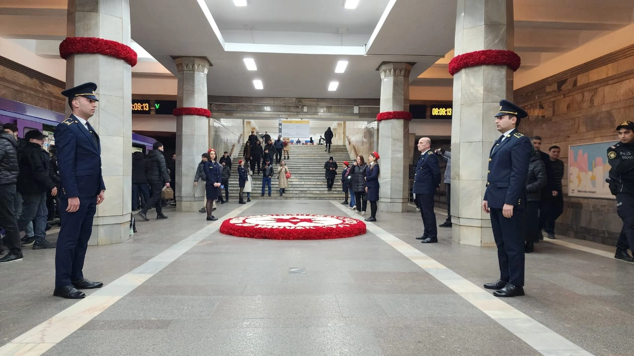 “20 Yanvar” stansiyası hazırda  - Fotolar