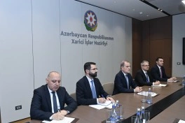 Ceyhun Bayramov ICESCO-nun baş direktoru ilə görüşüb