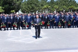 Sumqayıtda Milli Qurtuluş Günü qeyd olunub - FOTO