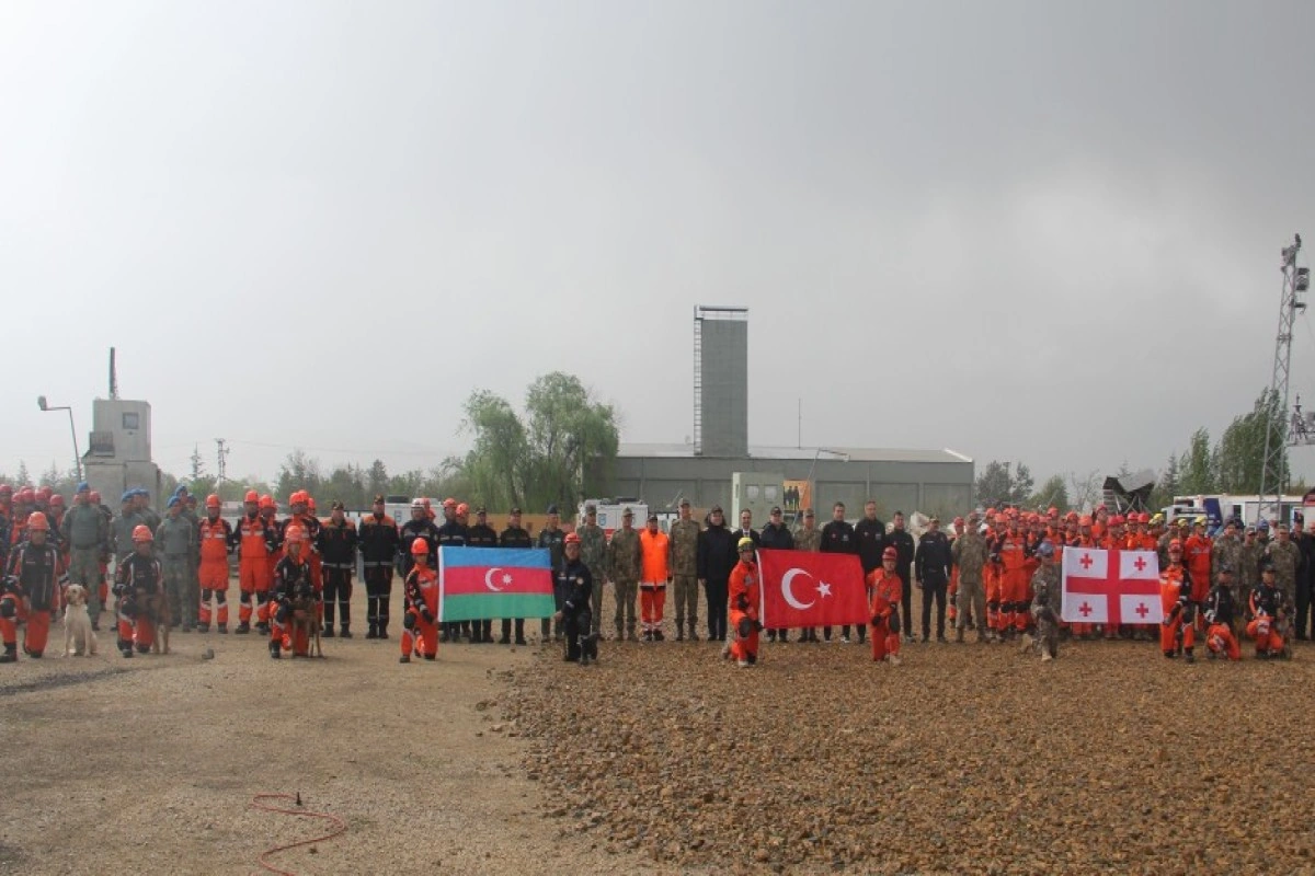 FHN əməkdaşları Türkiyə-Azərbaycan-Gürcüstan SAR təlimində iştirak edib