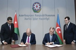 Ceyhun Bayramovla İordaniya Baş nazirinin müavini arasında geniştərkibli görüş keçirilib - FOTO - YENİLƏNİB