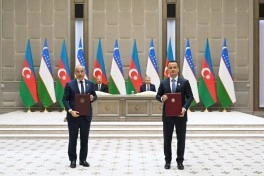 Daşkənddə Azərbaycan və Özbəkistan sənədlərinin imzalanması və mübadiləsi mərasimi olub - FOTO - YENİLƏNİB