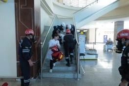Naxçıvan Hava Limanında fövqəladə hallara hazırlıq üzrə birgə məşq keçirilib