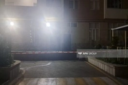 Bakıda yaşayış binasında yanğın olub, bina sakinləri təxliyə edilib - FOTO