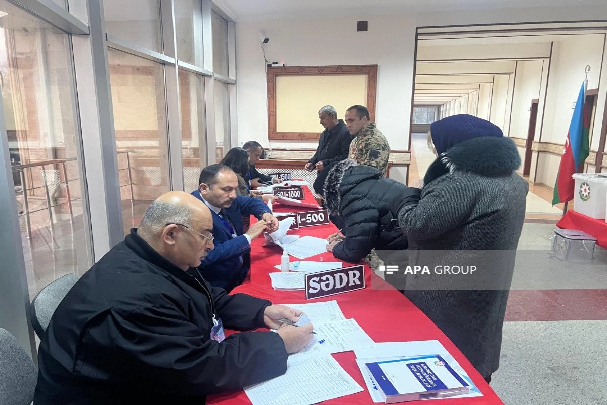 Naxçıvanda səsverməyə start verilib - FOTO