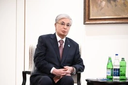 Prezident İlham Əliyev Bişkekdə Kasım-Jomart Tokayevlə görüşüb - YENİLƏNİB-1