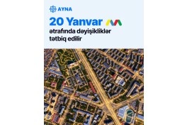 “20 Yanvar” və “Şamaxinka”da bəzi marşrutlar dayanacaq məntəqələrindən çıxarılır