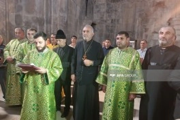 Alban-Udi dini icmasının nümayəndələri Gəncəsər Monastır Kompleksini ziyarət edib - FOTO - YENİLƏNİB
