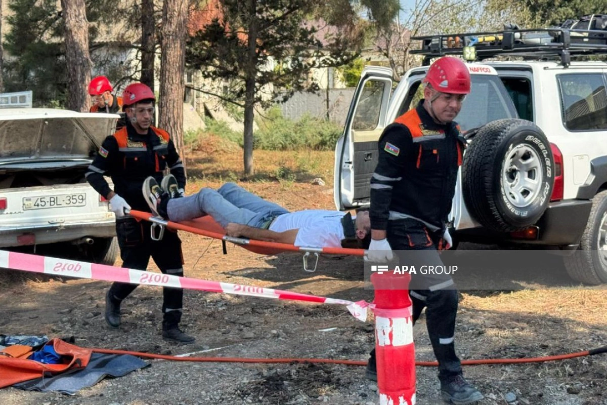FHN-in Muğan Regional Mərkəzi kompleks mülki müdafiə təlimi keçirib