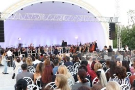 Üzeyir Hacıbəyli XVIII Beynəlxalq Musiqi Festivalının açılışı olub - FOTO