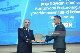 Prokurorluq orqanlarının yaradılmasının 108-ci ildönümü münasibətilə tədbir keçirilib - FOTO
