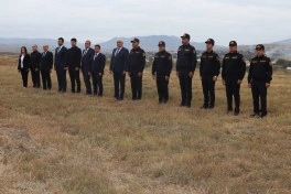 Xocalıda Anım Günü ilə bağlı Şəhidlər xiyabanı ziyarət olunub - FOTO