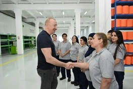 Xankəndidə iş əlcəkləri istehsalı müəssisəsinin açılışı olub