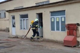 Bərdə Pambıq İstehsalı və Emalı Zavodunda yanğın-taktiki təlimi keçirilib