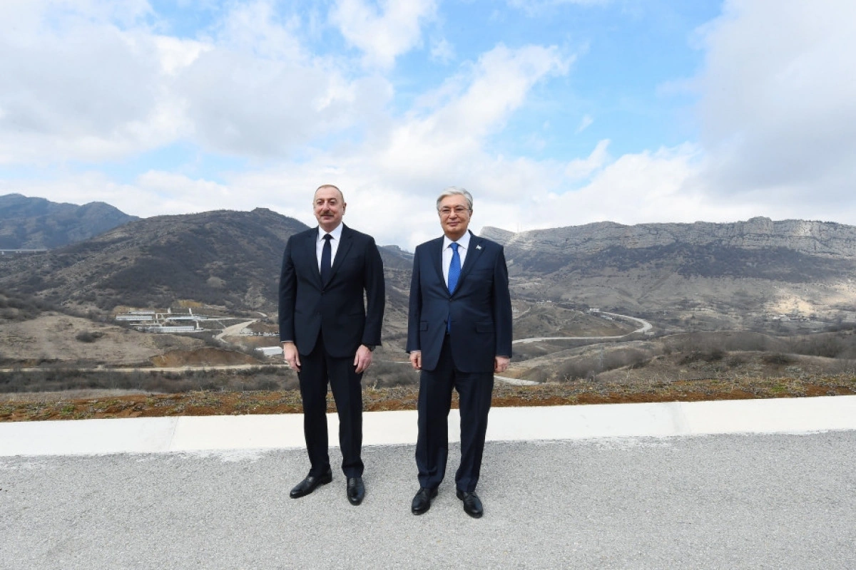 Azərbaycan və Qazaxıstan prezidentləri Şuşaya səfər ediblər