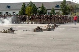 Azərbaycan Ordusunda ehtiyatdan çağırılan hərbi vəzifəlilərin təlim toplanışları başa çatıb