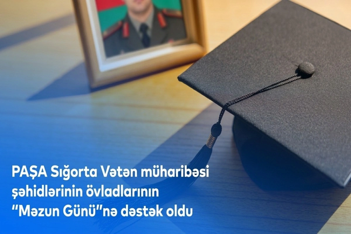 “PAŞA Sığorta” Vətən müharibəsi şəhidlərinin övladlarının “Məzun Günü”nə dəstək olub