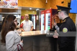 FHN yanğın təhlükəsizliyi ilə bağlı maarifləndirmə tədbiri keçirib - FOTO