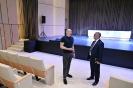 Prezident Xankəndidə əsaslı şəkildə yenidən qurulmuş Mədəniyyət Mərkəzinin açılışında iştirak edib