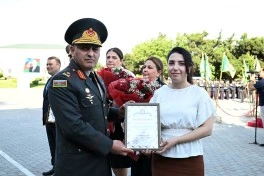 Cəmşid Naxçıvanski adına Hərbi Liseyin 54-cü buraxılış mərasimi keçirilib - VİDEO