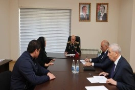 Kəmaləddin Heydərov Qax şəhərində vətəndaşları qəbul edib