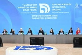 Prezident İlham Əliyev VII Ümumdünya Mədəniyyətlərarası Dialoq Forumunun açılışında çıxış edib - VİDEO - YENİLƏNİB-2