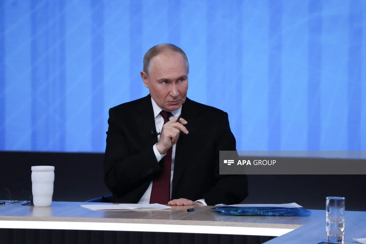 Putin: Ukrayna Rusiyaya zərbələri ilə enerji təchizatını pozmağa və turizmə təsir göstərməyə çalışır